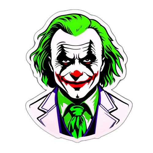 Autocollant dédié à Heath Ledger