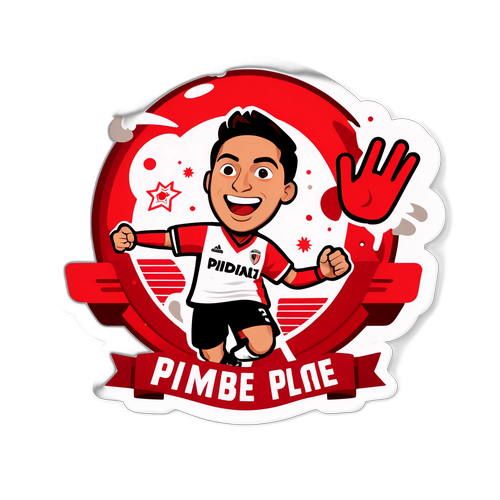 Fan de River Plate Celebrando