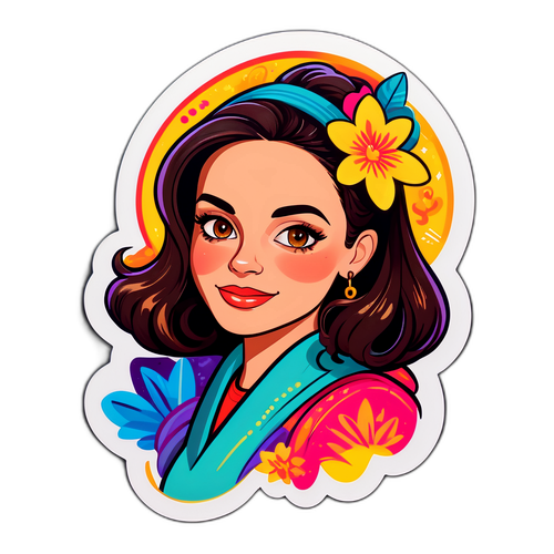 Diseño de sticker de Monica Farro