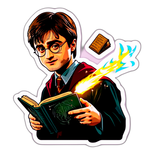 Autocollant de Daniel Radcliffe dans Harry Potter