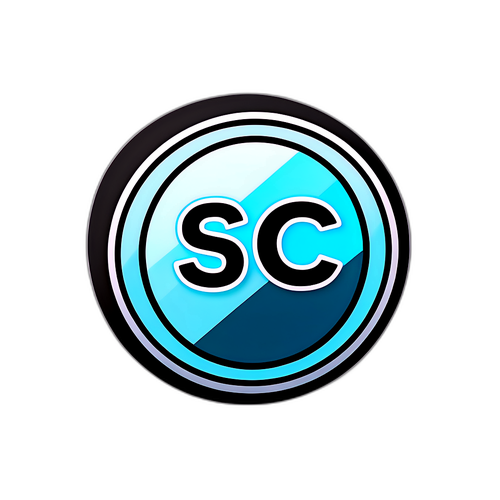 Adesivo Minimalista com o Logo 'SES SC'