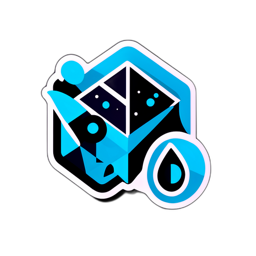 Criação de um adesivo minimalista representando 'TPS'