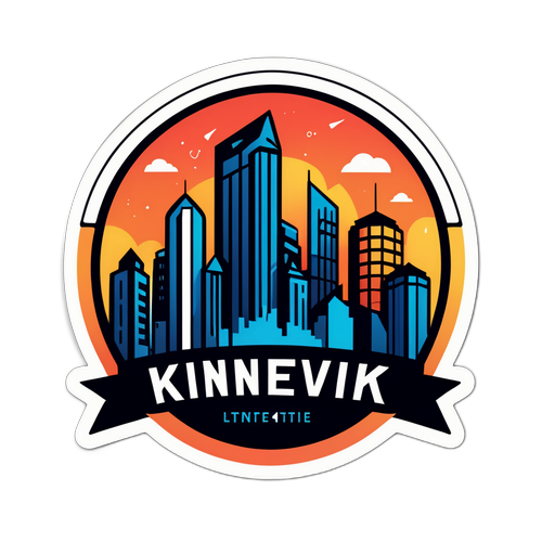 Kinnevik Logo i Styliseret Bylandskab