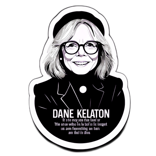 Creează un autocolant cu Diane Keaton