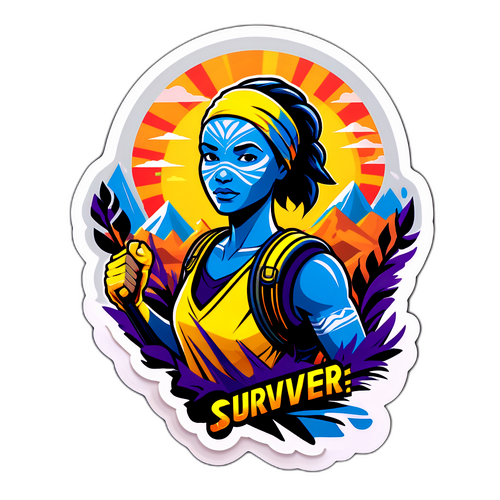 Survivor Nefise'nin Stratejik Hareketlerinden İlham Alan Sticker Tasarımı