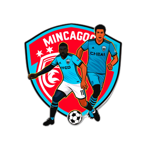 Stiker Bertema Sepak Bola Minnesota United vs Chicago Fire