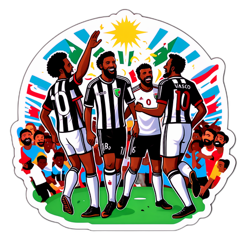 Scène de glorification du football