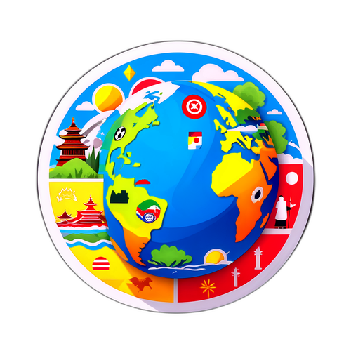 Fókuszgömb a világ különböző tájain