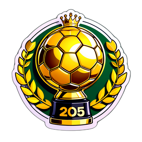 Adesivo Futuristico per il Ballon d'Or 2025