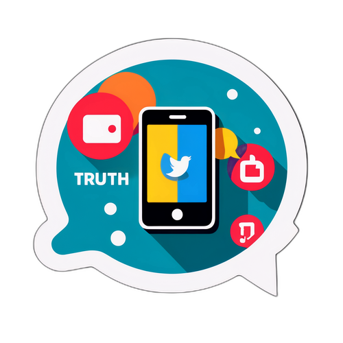Tech-savvy klistremerke for Truth Social