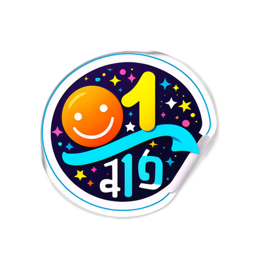 A101'in haftalık promosyon kataloğunun neşeli sticker'ı