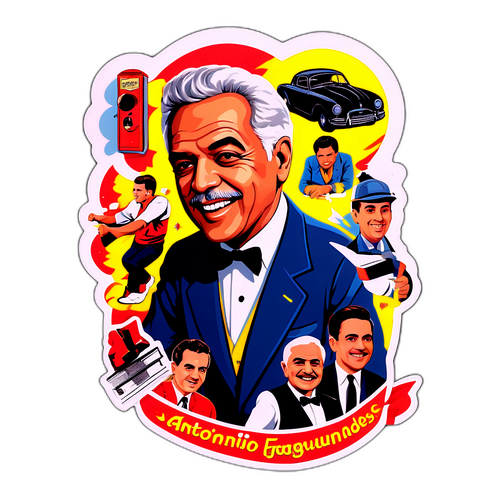 Adesivo Nostálgico de Antônio Fagundes