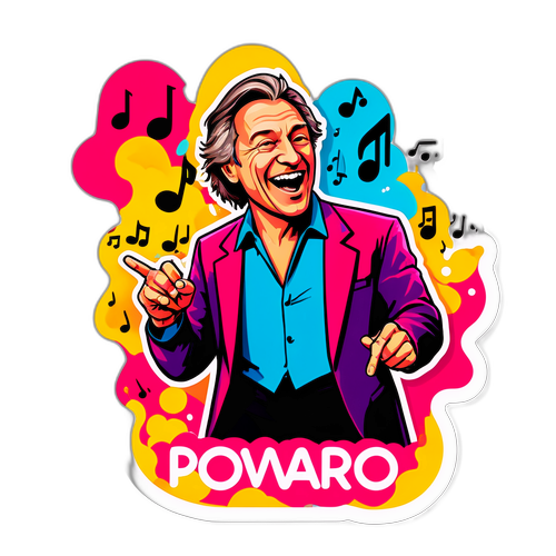 Експресивна наліпка з Вольфгангом Півоваровим