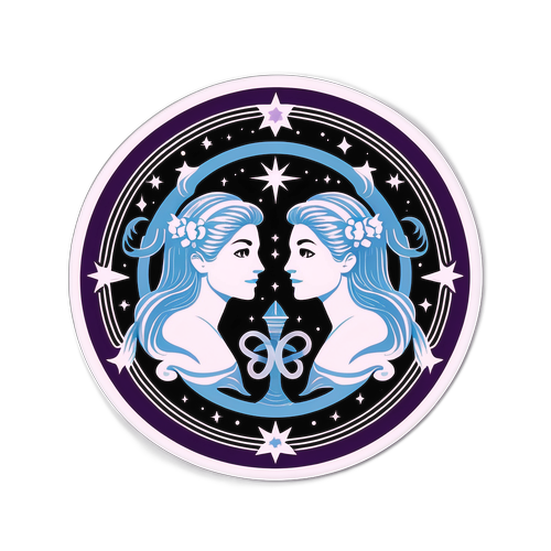 Stickers se symbolem Blíženců