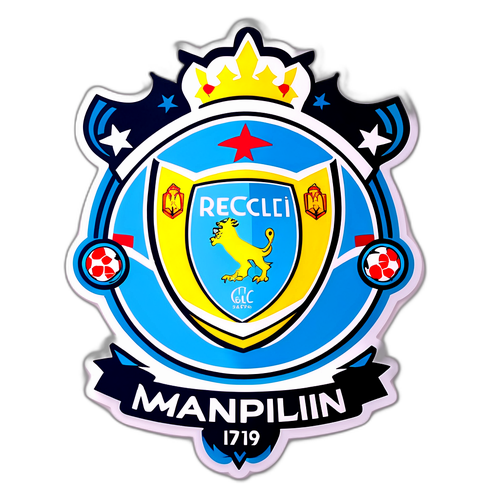 Sticker ya Rangi ya Champions League