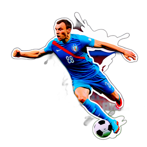 Артем Дзюба в действии