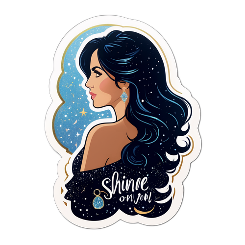 कатрिना कैफ की आकृति वाला स्टिकर