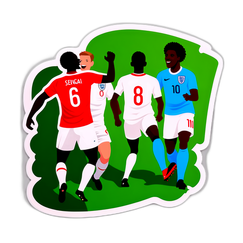Fodboldkamp: England vs Senegal