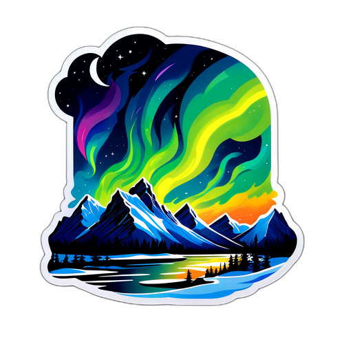 TV2 Nord: Nordlys Sticker