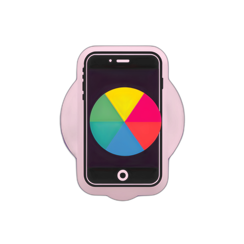 シンプルでクールなスマートフォンアイコンデザイン