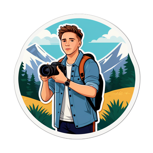 Brooklyn Beckham în natură