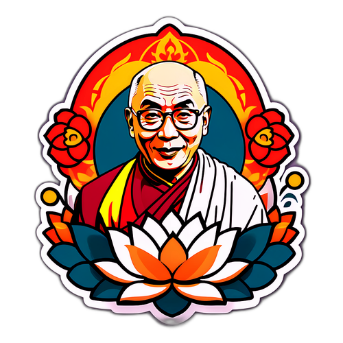 Dalai Lama Klistermärke
