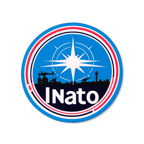 Наліпка з символами безпеки НАТО