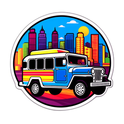 Autocolant inspirat de stilul de viață din Manila