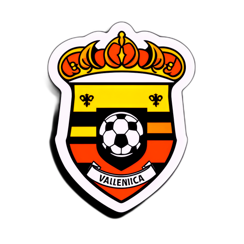 Stiker Keren Kit Bola Sepak Valencia FC