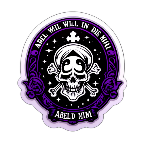 Adesivo Dramatizado "Abel Will Die in Dona de Mim"