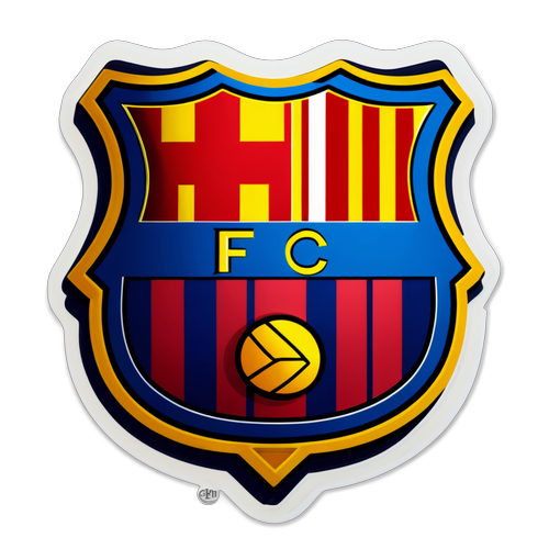 FC Barcelona Klistermärke