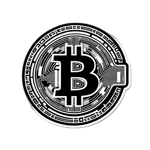 비트코인 블록체인 기술 스티커