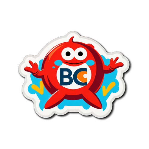 Danser BBC-badge klistremerke