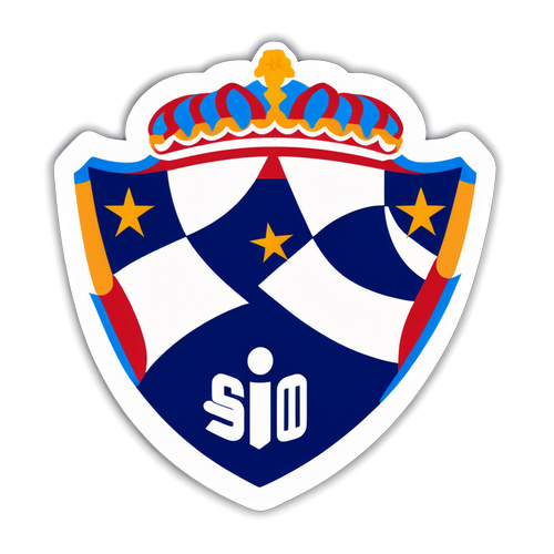 Sticker z symbolami La Liga