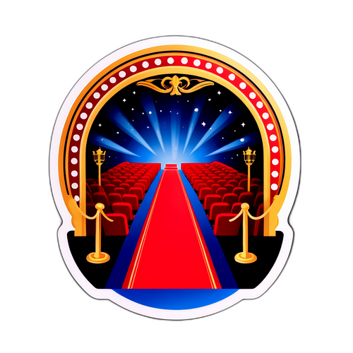 Un autocollant du cinéma français