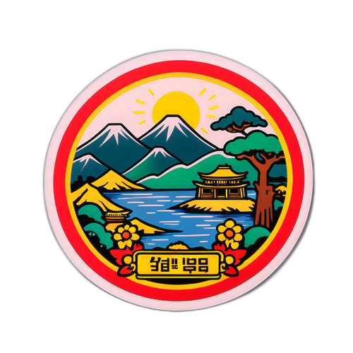 역사적인 순간을 담은 회고적인 스티커