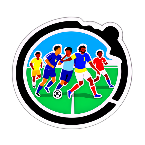 สติกเกอร์เกมฟุตบอลในสนาม