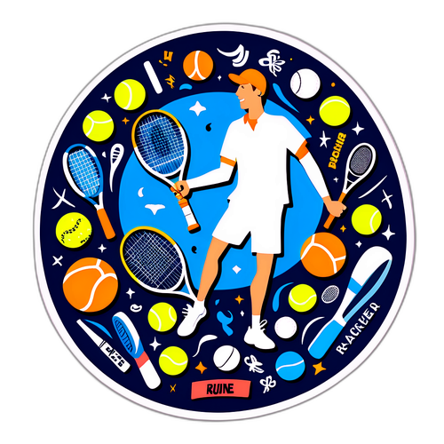 Holger Rune Inspirerende Sticker