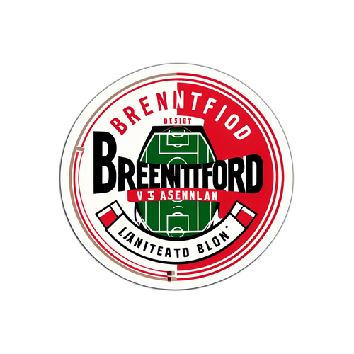 Brentford vs Arsenal Sticker