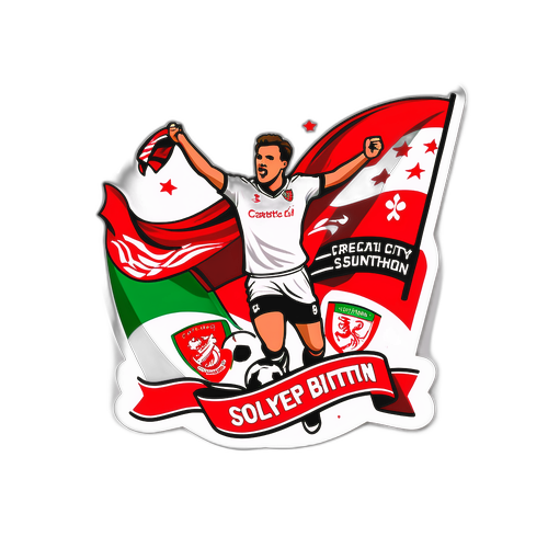 Stickers Peminat Bola Sepak Bristol City dan Southampton
