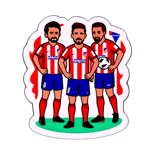 Sticker của trận đấu giữa Atletico Madrid