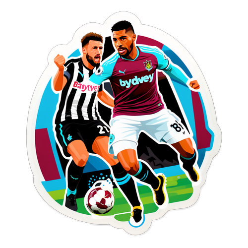 Newcastle vs West Ham Match Celebration Sticker