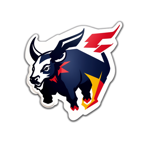 Die Energie des Spiels: Red Bull Salzburg Sticker