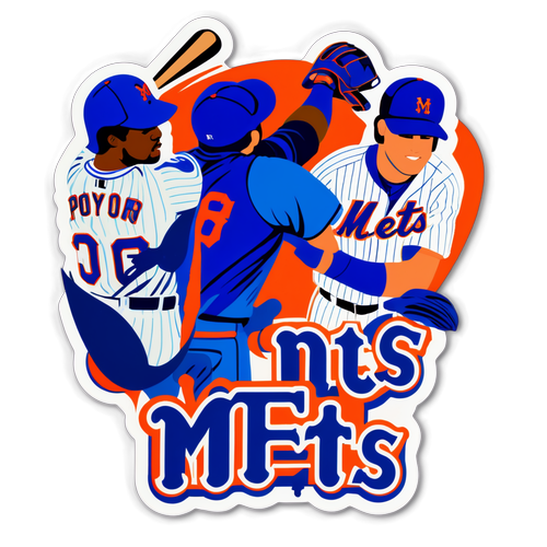 Découvrez la Magie du Baseball : Les Joueurs des Mets Immortalisés en Action !