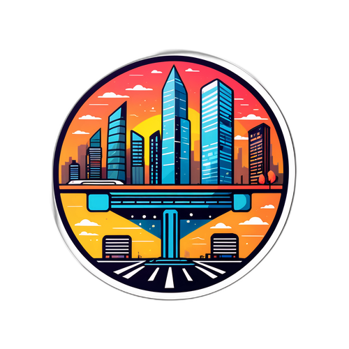 未来のインフラデザインのステッカー