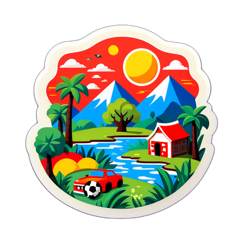Arte conceitual do jogo clássico Talleres x San Martín