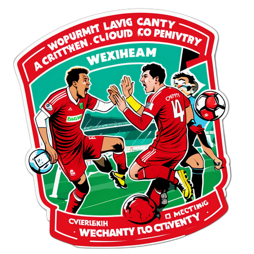 Stiker Dramatik Wrexham vs Coventry