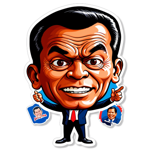 Caricature ni Rodrigo Duterte