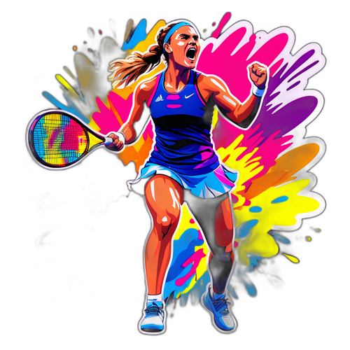 Sticker de celebración de Aryna Sabalenka