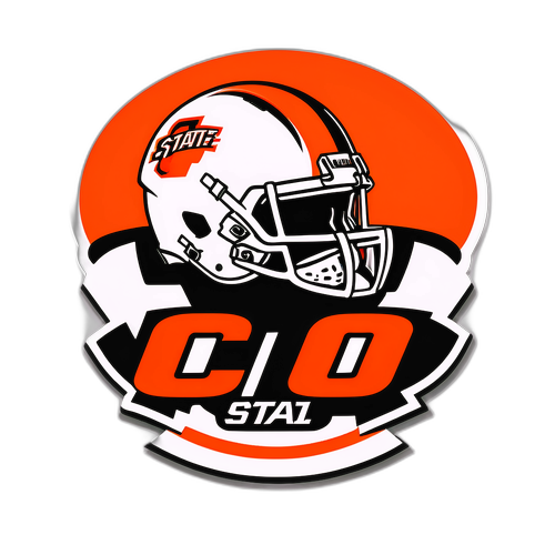 Sporty Sticker Design: Cincinnati vs. Oklahoma State